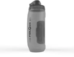 Fidlock Twist Single Bottle 590 Ersatz-Trinkflasche Transparent Schwarz -Sportfahrrad fidlock single bottle 590 ml ansicht