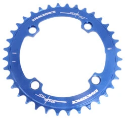 Race Face Kettenblatt Narrow Wide 36 Zähne 104mm -Sportfahrrad race face kettenblatt narrow wide 36 zaehne 104mm blau rueckseite