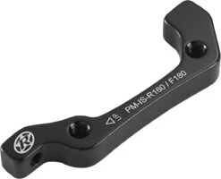 REVERSE Bremsscheibenadapter IS-PM 180 VR+160 HR -Sportfahrrad reverse bremsscheibenadapter is pm 180 vrplus160 hr schwarz
