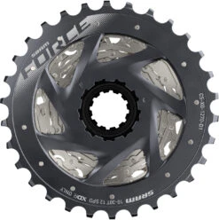 SRAM-Force XG-1270 12-Fach Kassette - 10-30 Zähne 7 SRAM-Force XG-1270 12-Fach Kassette - 10-30 Zähne -Sportfahrrad sram force xg 1270 12 fach kassette rueckseite